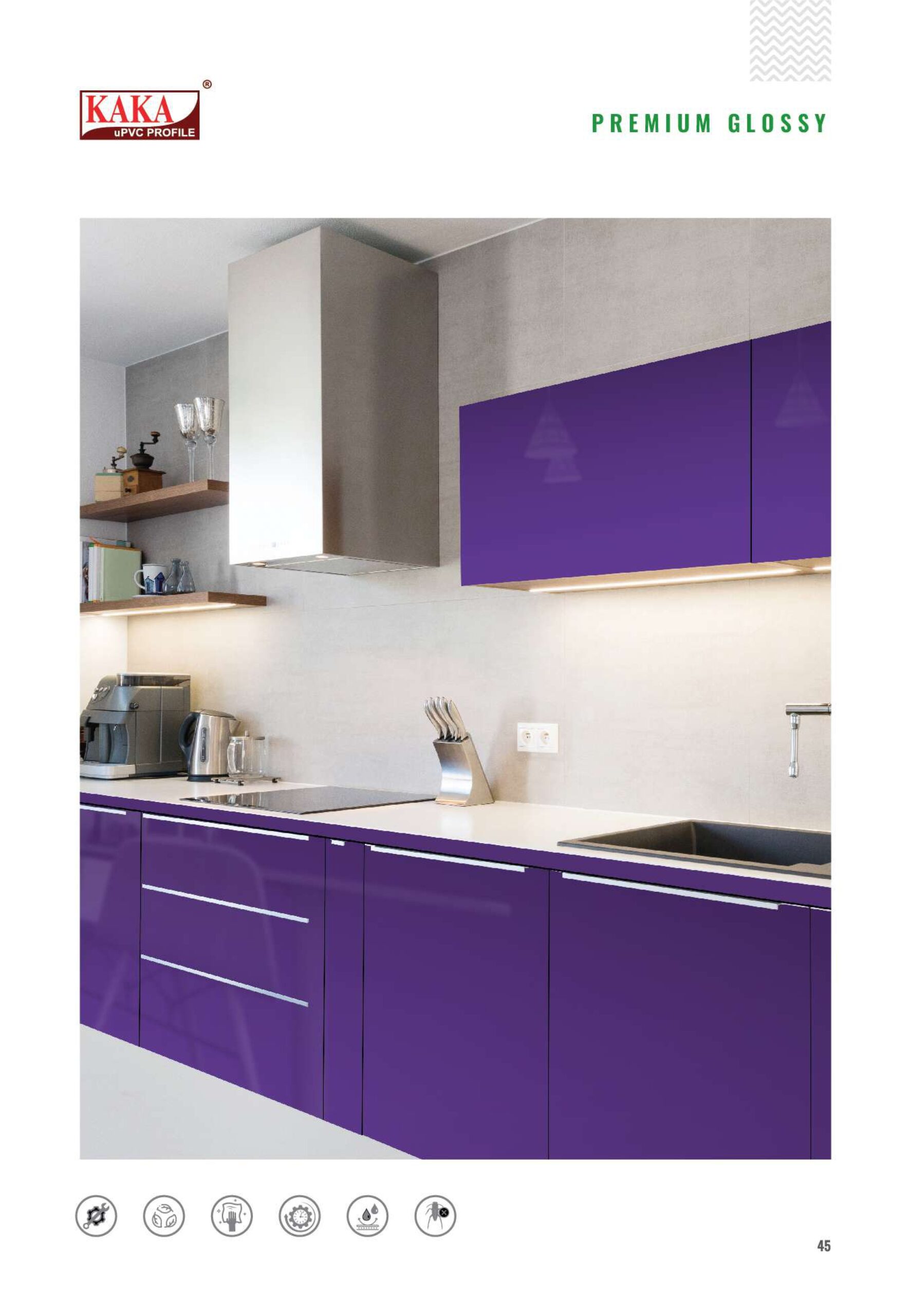 Kaka UPVC vivid Color Interiors - High Gloss sparkle glossy - Image 2