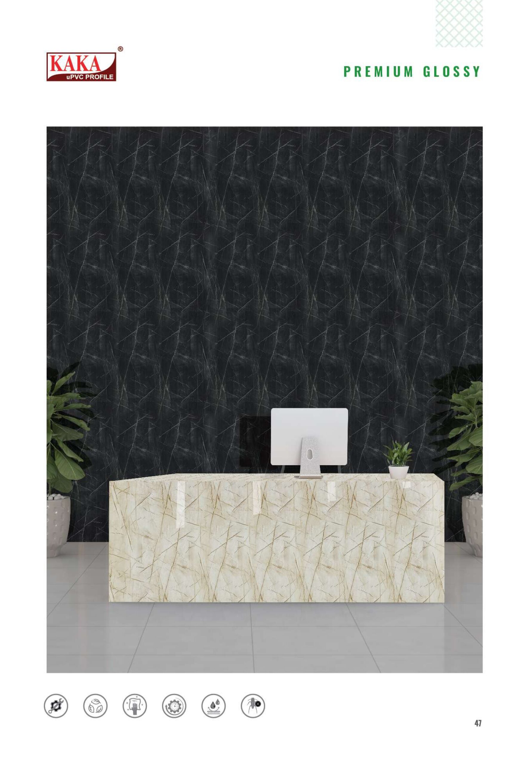 Kaka UPVC vivid Color Interiors - High Gloss sparkle glossy - Image 4