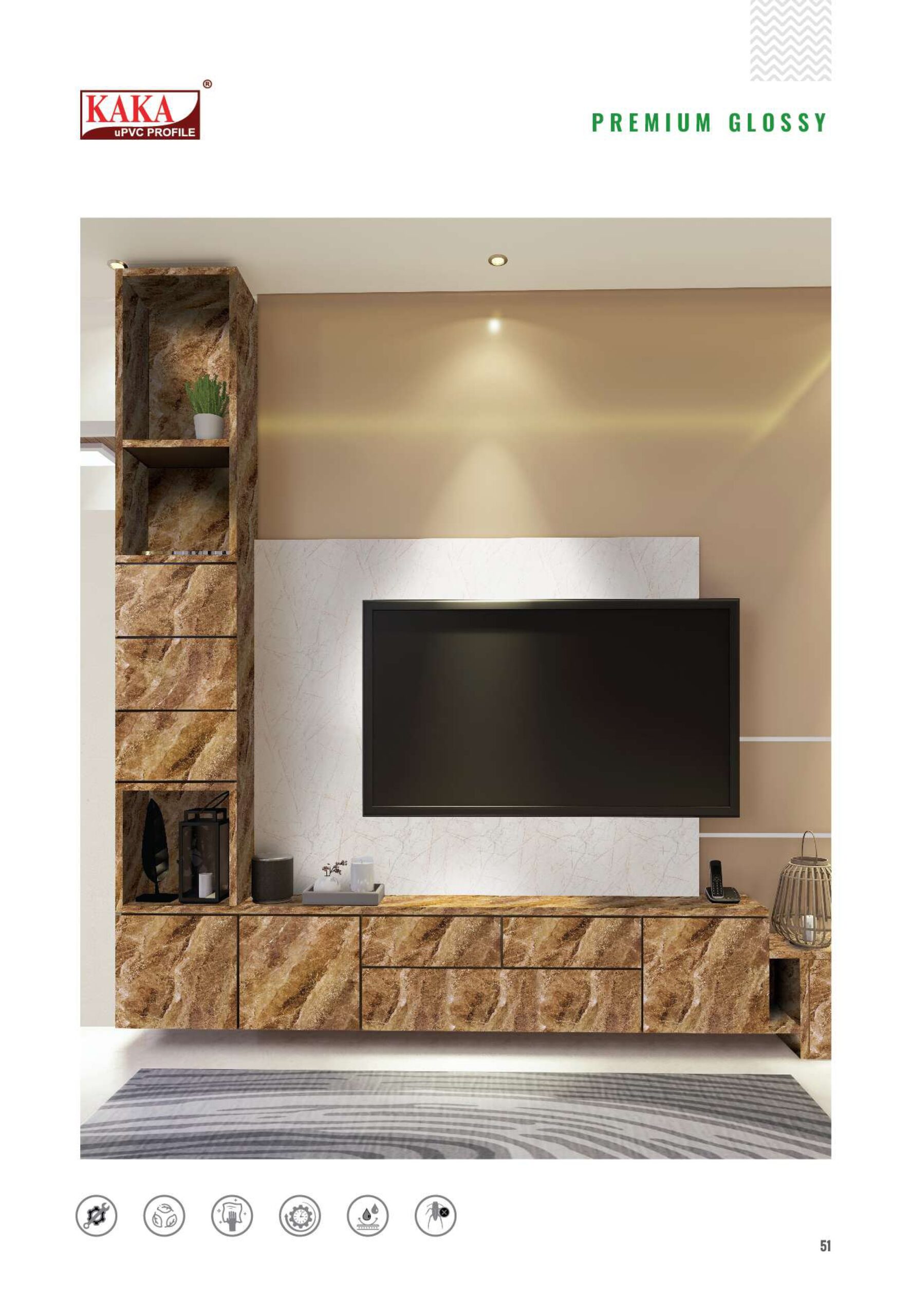 Kaka UPVC vivid Color Interiors - High Gloss sparkle glossy - Image 8