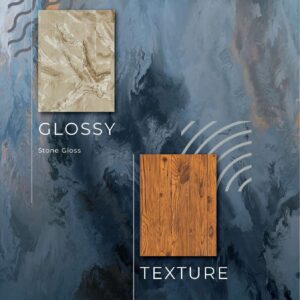 Kaka UPVC vivid Color Interiors  - Glossy and Stone Gloss